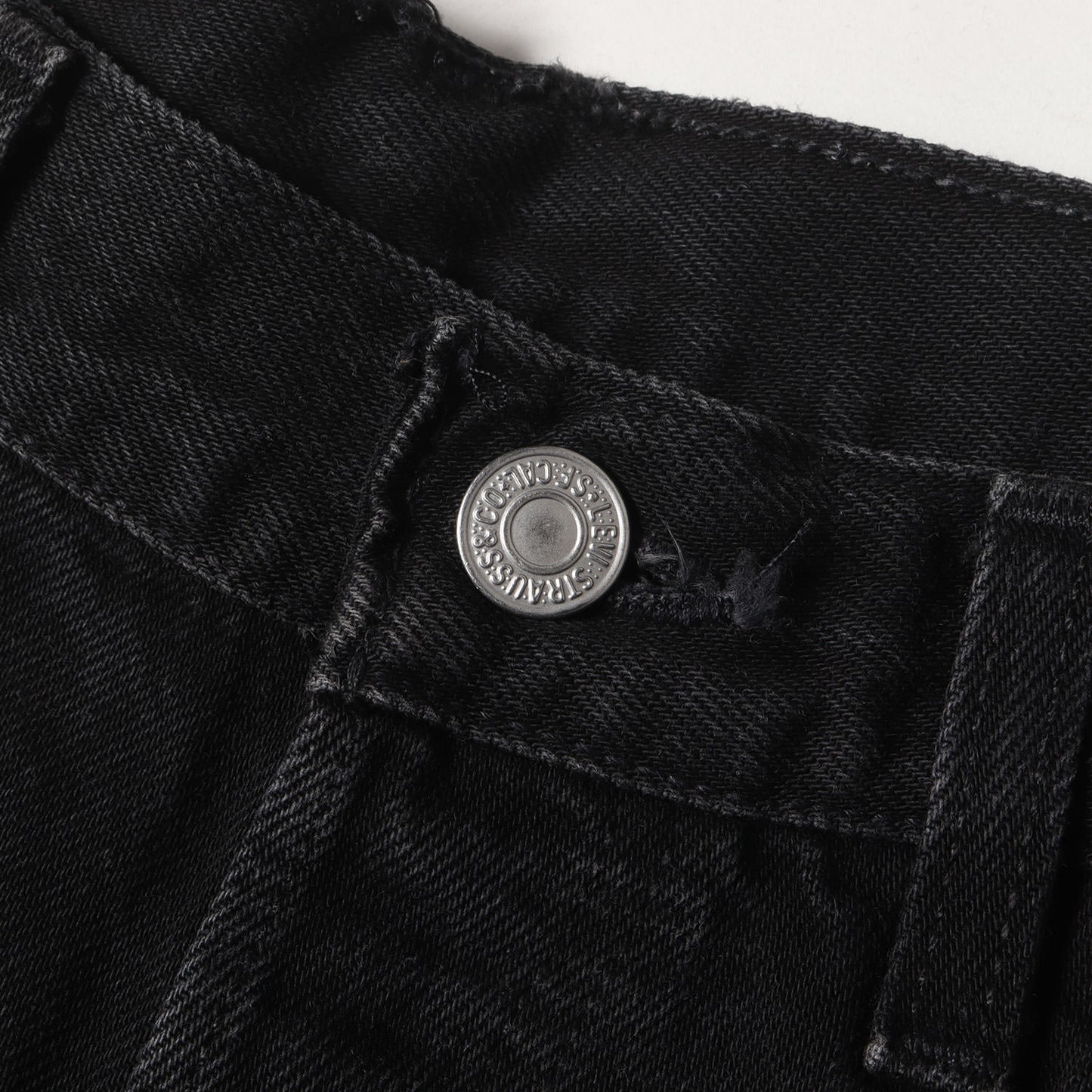[濃黒 グッドコンディション] 00s 501 後染め ブラック デニムパンツ / カナダ製 501-0659