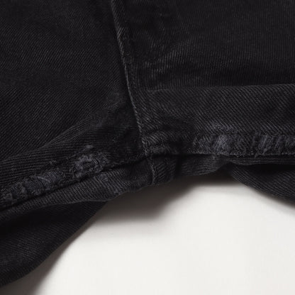 [濃黒 グッドコンディション] 00s 501 後染め ブラック デニムパンツ / カナダ製 501-0659