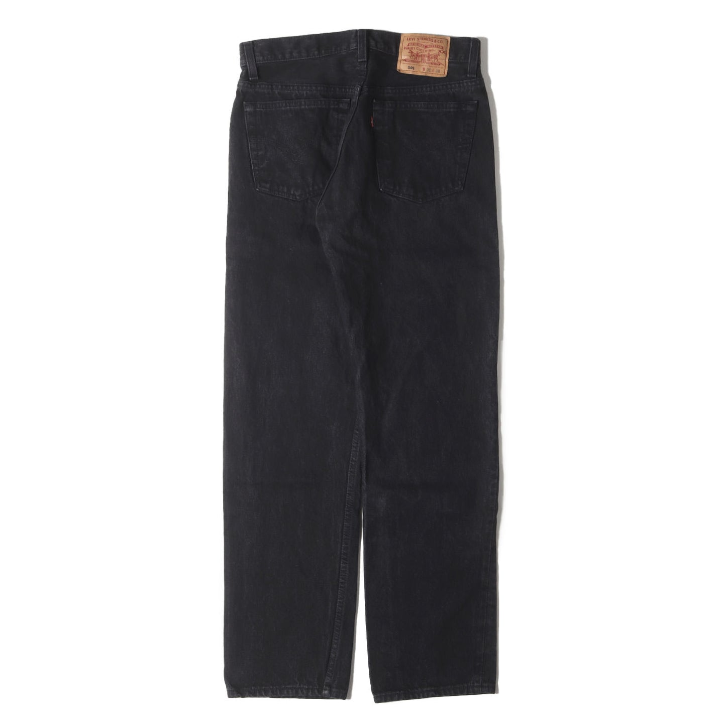 [濃黒 グッドコンディション] 90s 501 後染め ブラック デニムパンツ / USA製 501-0660