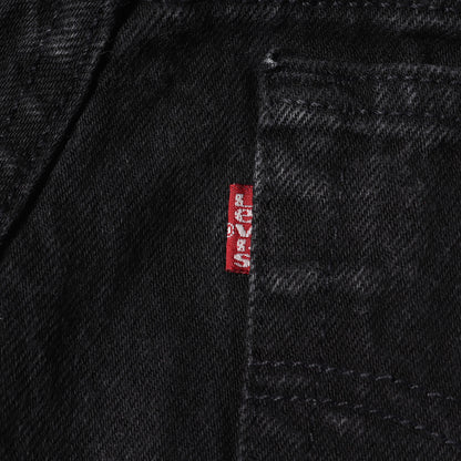 [濃黒 グッドコンディション] 90s 501 後染め ブラック デニムパンツ / USA製 501-0660