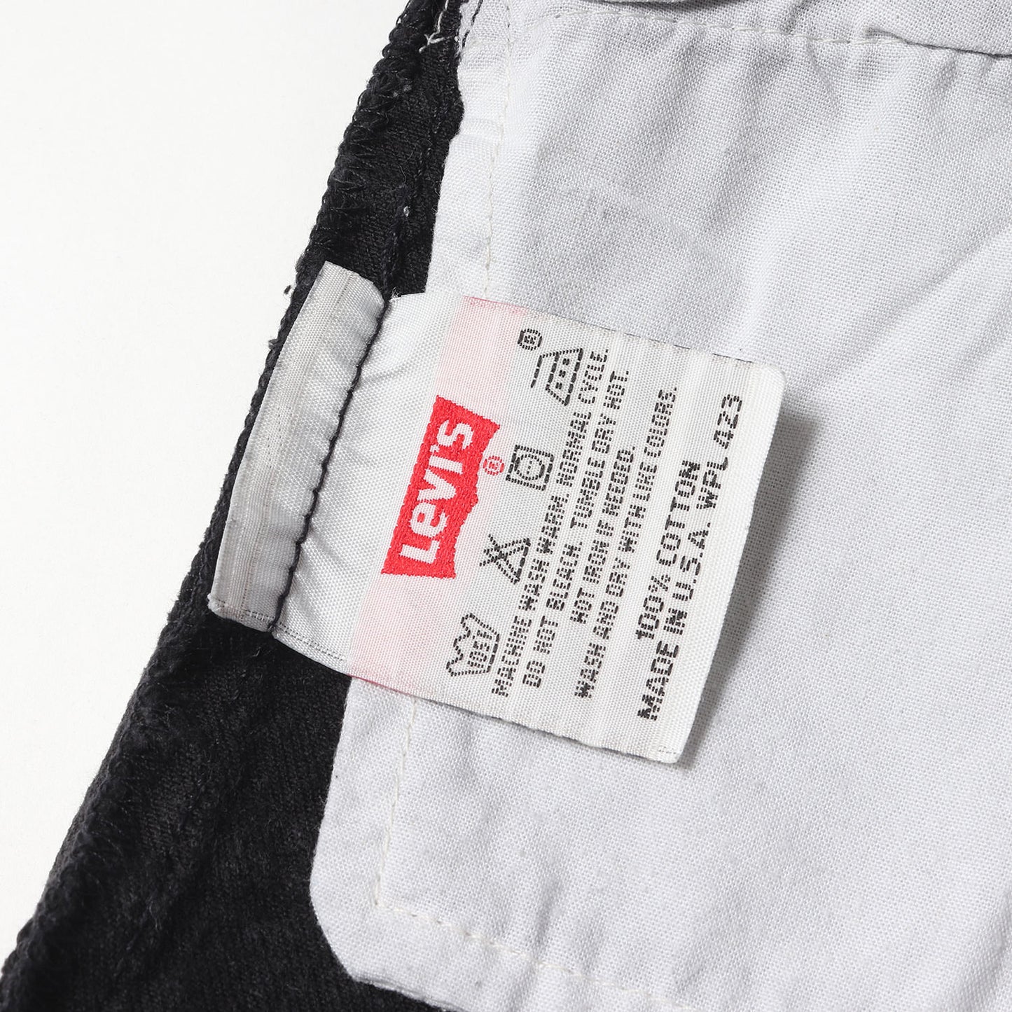 [濃黒 グッドコンディション] 90s 501 後染め ブラック デニムパンツ / USA製 501-0660