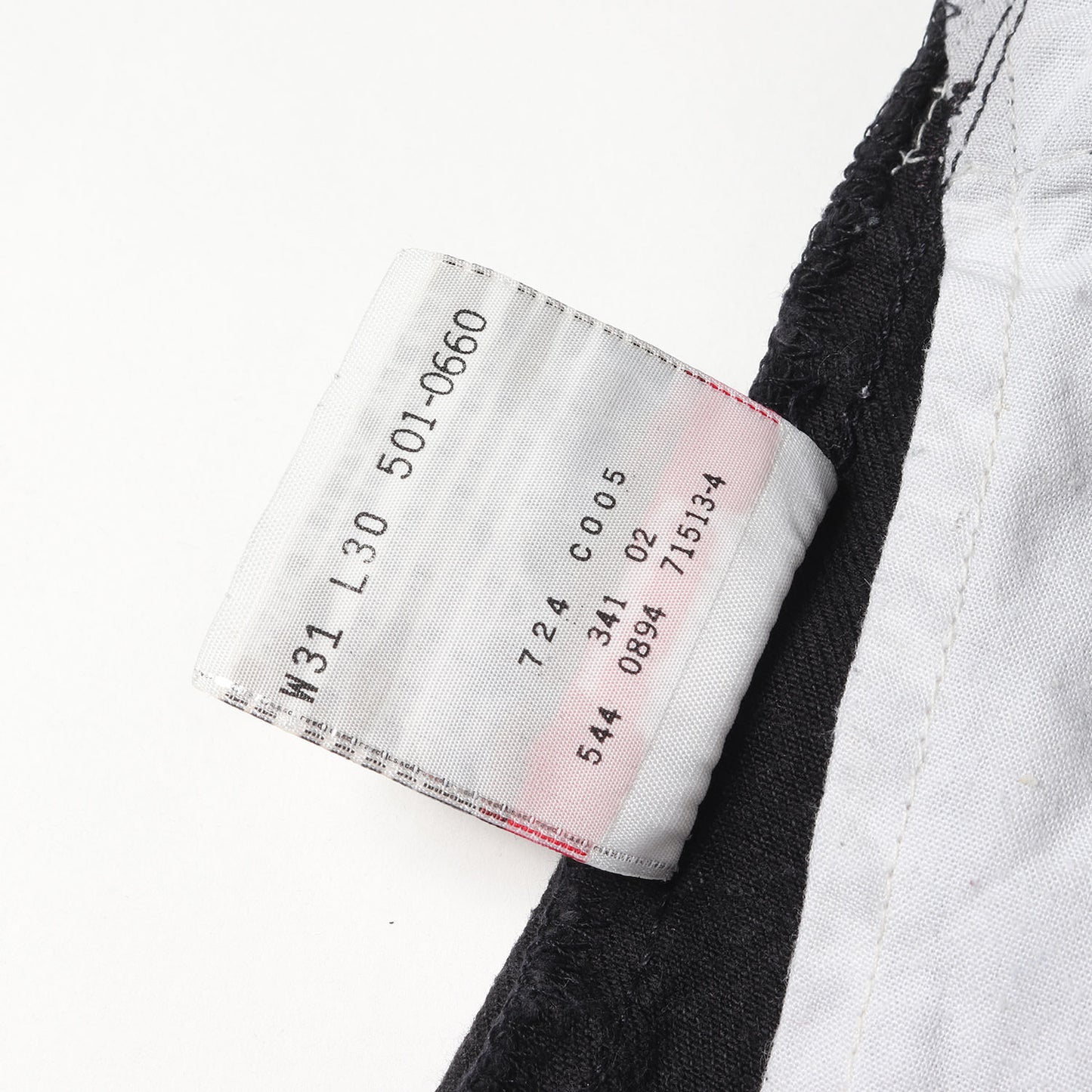 [濃黒 グッドコンディション] 90s 501 後染め ブラック デニムパンツ / USA製 501-0660