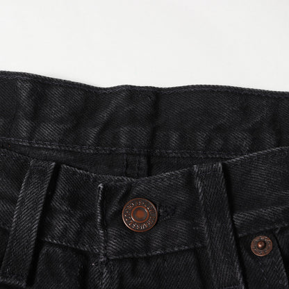 [濃黒 グッドコンディション] 90s 501 後染め ブラック デニムパンツ / USA製 501-0660