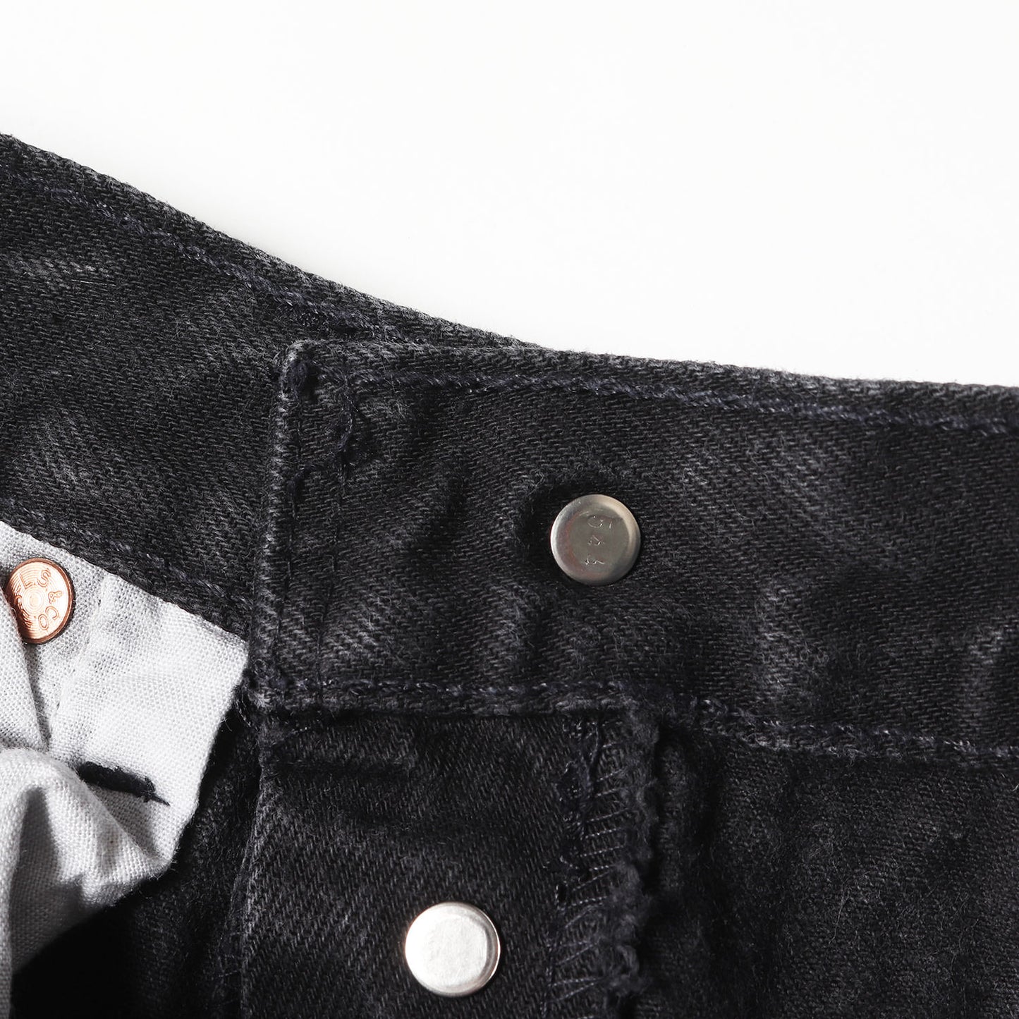 [濃黒 グッドコンディション] 90s 501 後染め ブラック デニムパンツ / USA製 501-0660