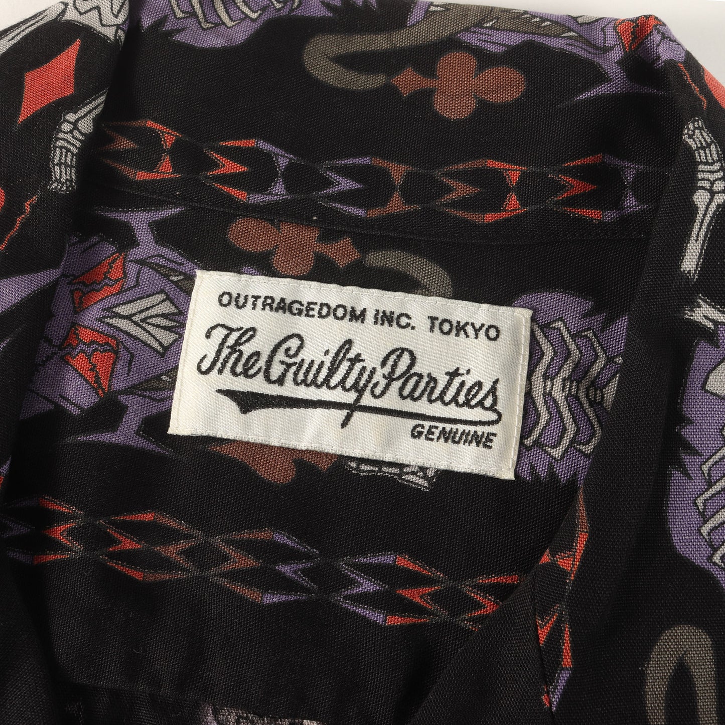 ×WOLF'S HEAD モンスター柄 レーヨン ハワイアンシャツ / アロハシャツ(HAWAIIAN SHIRT S/S)