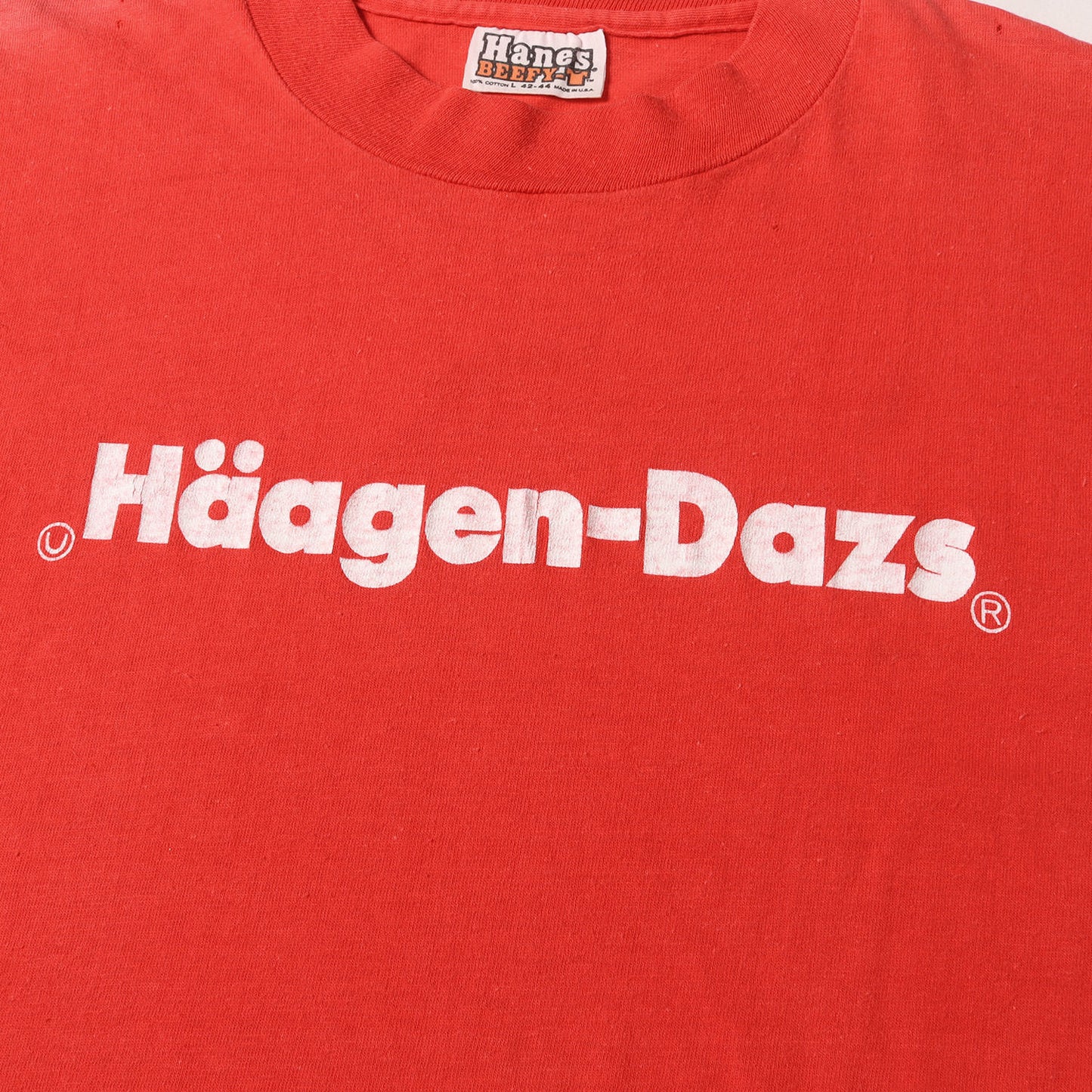 [希少モデル] 80s Haagen-Dazs ハーゲンダッツ Tシャツ / USA製 Hanes
