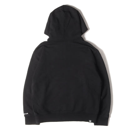 22SS ×adidas ロゴ刺繍 スウェットパーカー