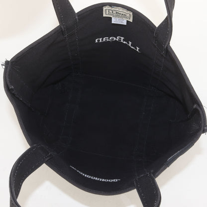 23SS ×L.L.Bean キャンバス トートバッグ(NH X L.L.BEAN . BLACK TOTE-M)