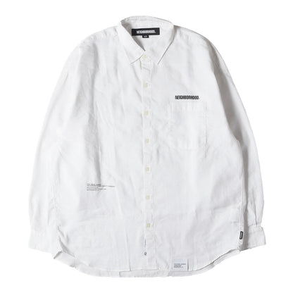 25SS COOLMAX オーバーサイズ リネン シャツ(OVER SHIRT LS)