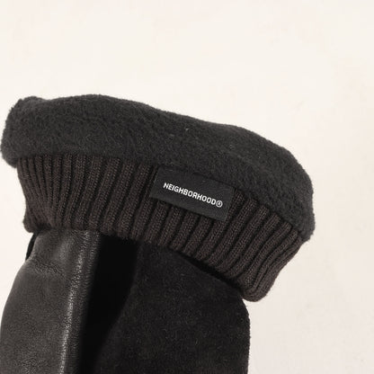 22AW スウェード コンビ レザーグローブ / 手袋(LEATHER PANEL GLOVE)