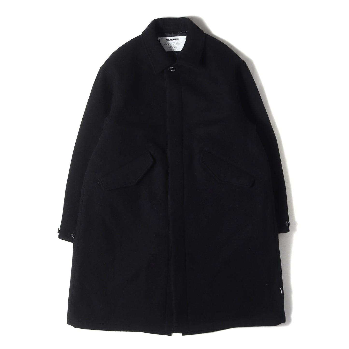 25AW 袖パイルカスタム メルトンウール コート(WOOL COAT MOD)