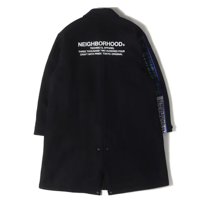 25AW 袖パイルカスタム メルトンウール コート(WOOL COAT MOD)