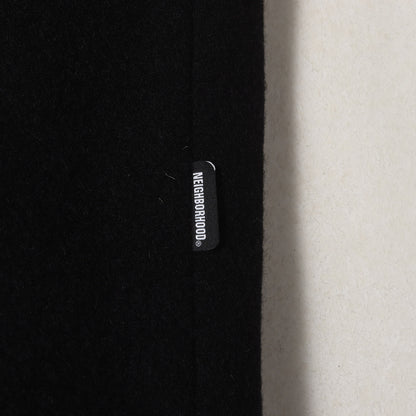 25AW 袖パイルカスタム メルトンウール コート(WOOL COAT MOD)