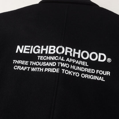25AW 袖パイルカスタム メルトンウール コート(WOOL COAT MOD)