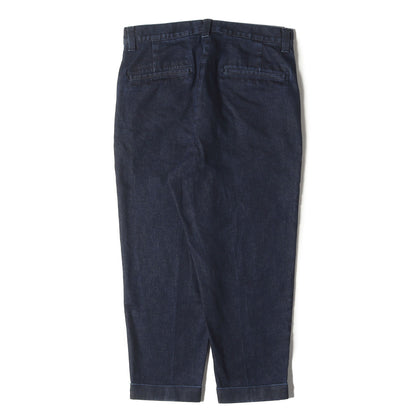 21AW ワイド テーパード ストレッチ ワークデニムパンツ(TURN UP WIDE TAPERED PANTS)