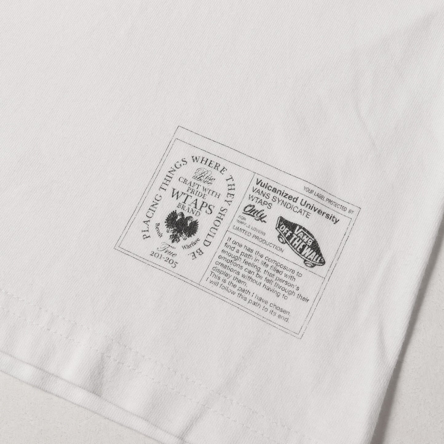 00s ×VANS SYNDICATE ブランドロゴ Tシャツ