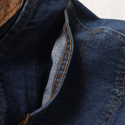 [希少 濃紺] 70s 501 66後期 デニムパンツ / USA製 ボタン裏刻印6