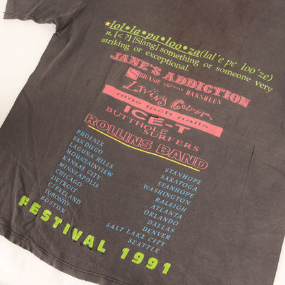 [雰囲気抜群] 90s Lollapalooza 1991 音楽フェス ロラパルーザ Tシャツ / USA製 BROCKUM