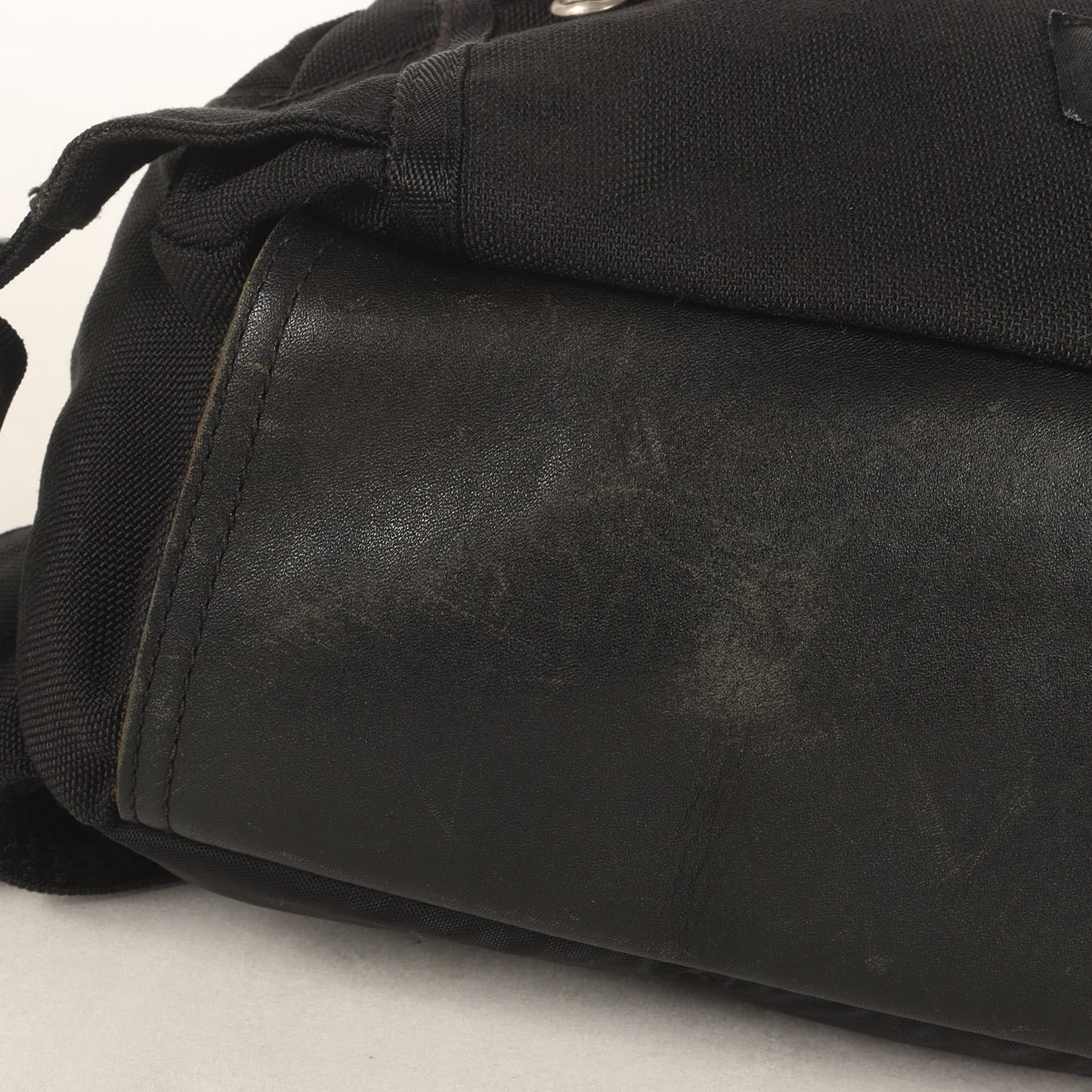 レザーコンビ ナイロンキャンバス ウエストバッグ(Waist Bag)