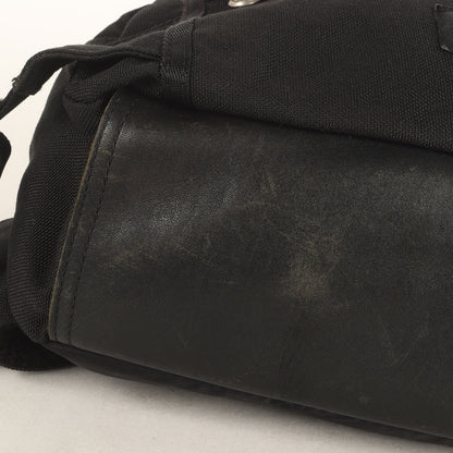 レザーコンビ ナイロンキャンバス ウエストバッグ(Waist Bag)