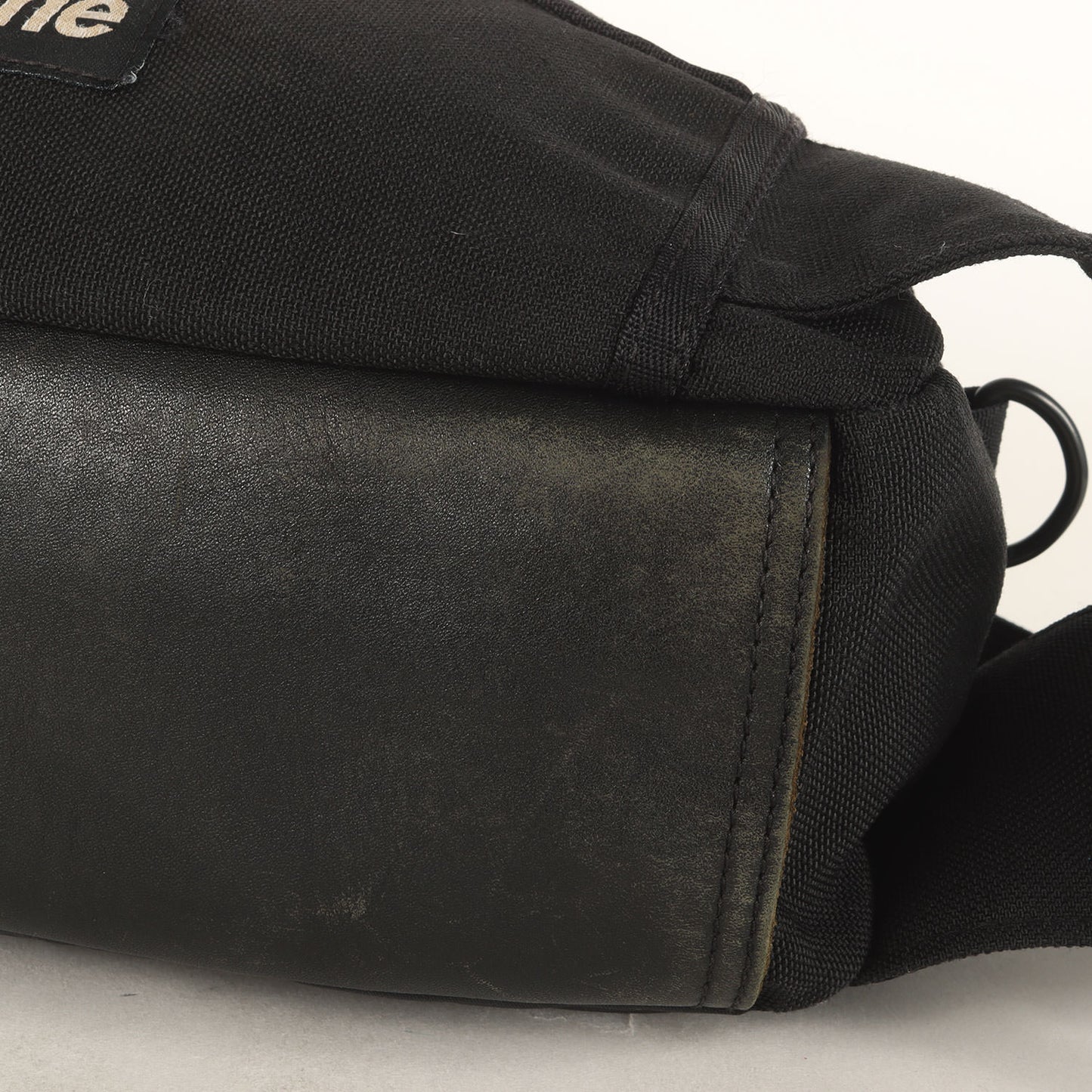 レザーコンビ ナイロンキャンバス ウエストバッグ(Waist Bag)