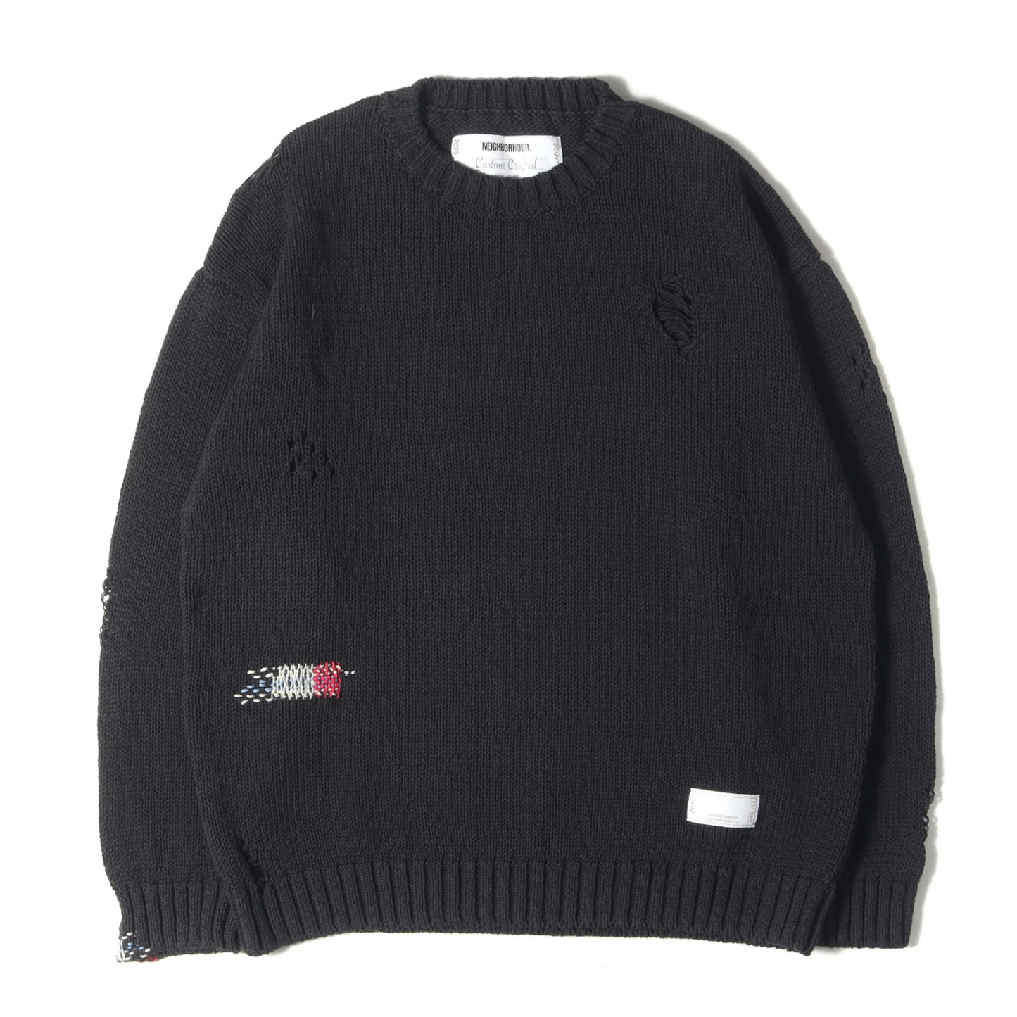 25SS サベージ クルーネック コットンニット セーター(SAVAGE CREWNECK SWEATER)