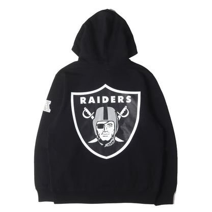 ×NFL Raiders チームロゴ スウェットパーカー(Hooded Sweatshir)