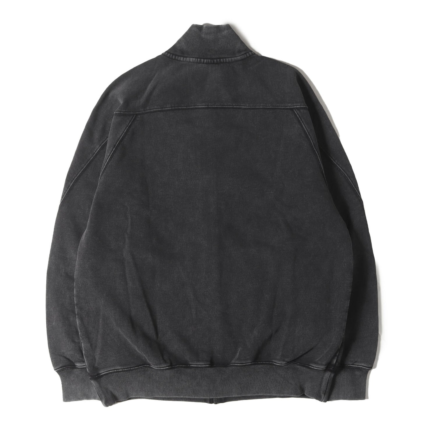 24SS ピグメントダイ加工 フルジップ スウェット(Pigment Zip Funnel)