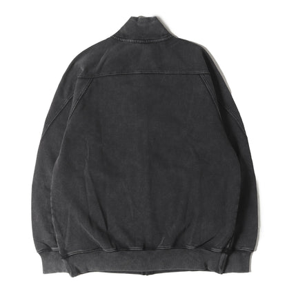 24SS ピグメントダイ加工 フルジップ スウェット(Pigment Zip Funnel)