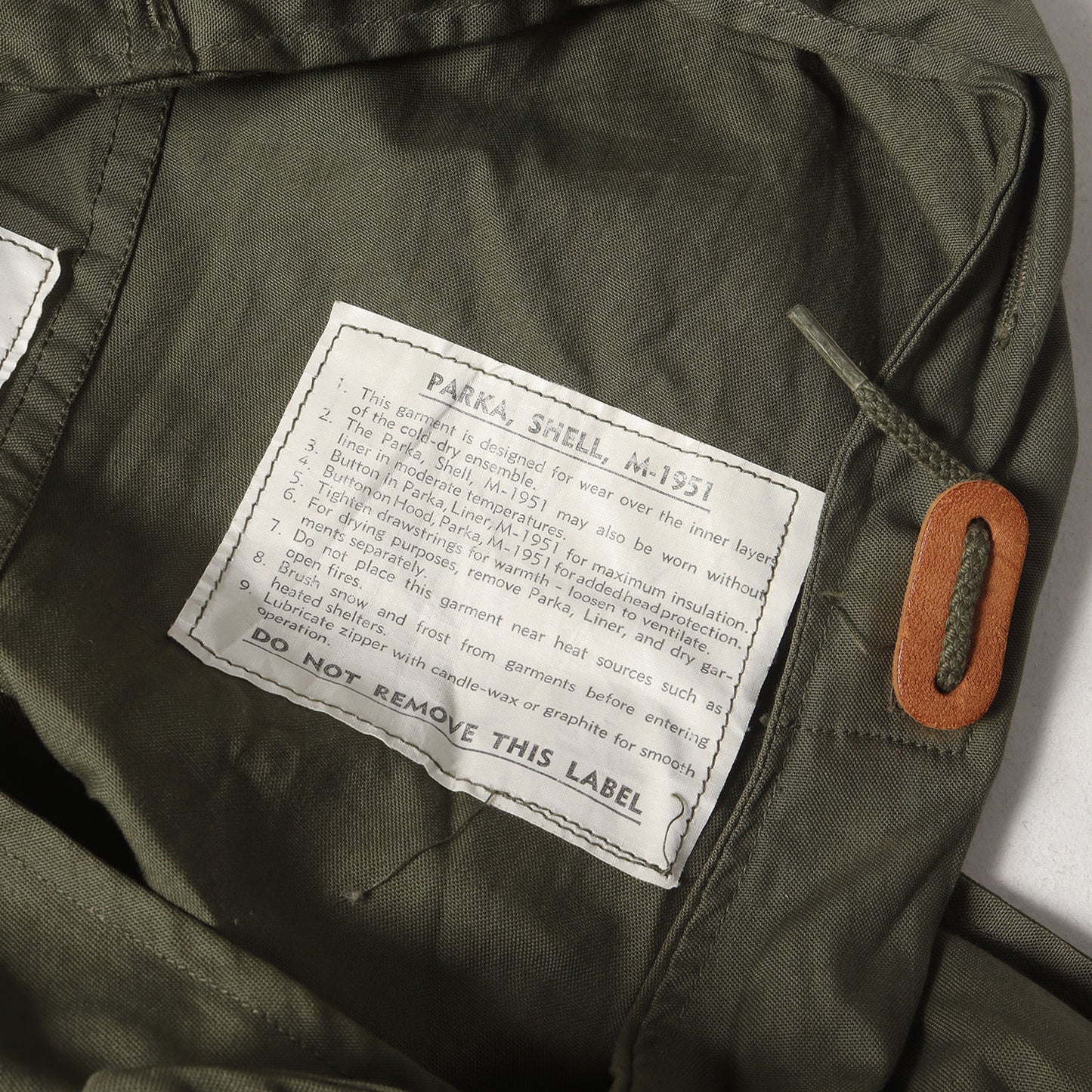 [希少 デッドストック] 50s 米軍実物 USMC 初期 M-51 フィッシュテール モッズコート