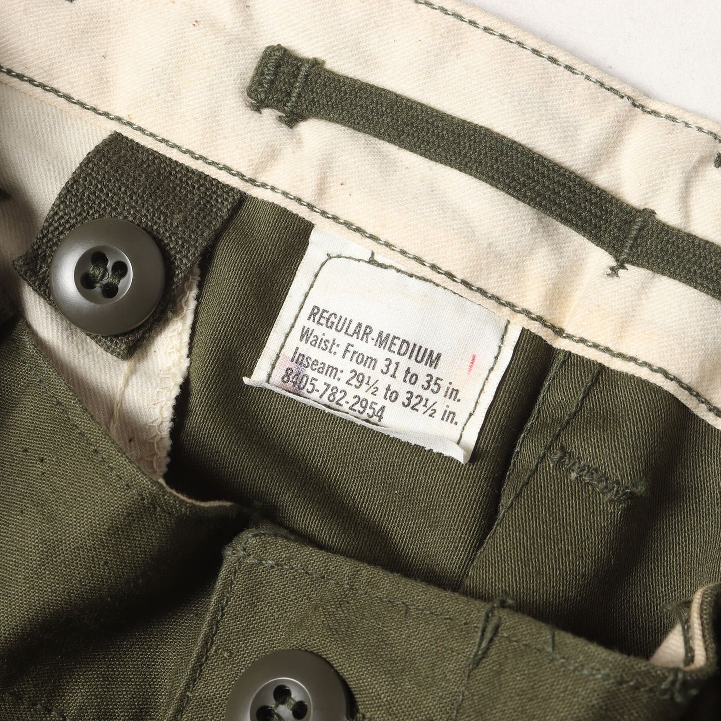 [希少 極美品] 60s 米軍実物 アルミジップ M-65 フィールド カーゴパンツ