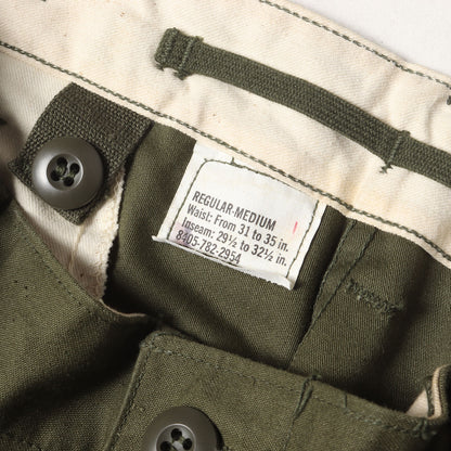 [希少 極美品] 60s 米軍実物 アルミジップ M-65 フィールド カーゴパンツ