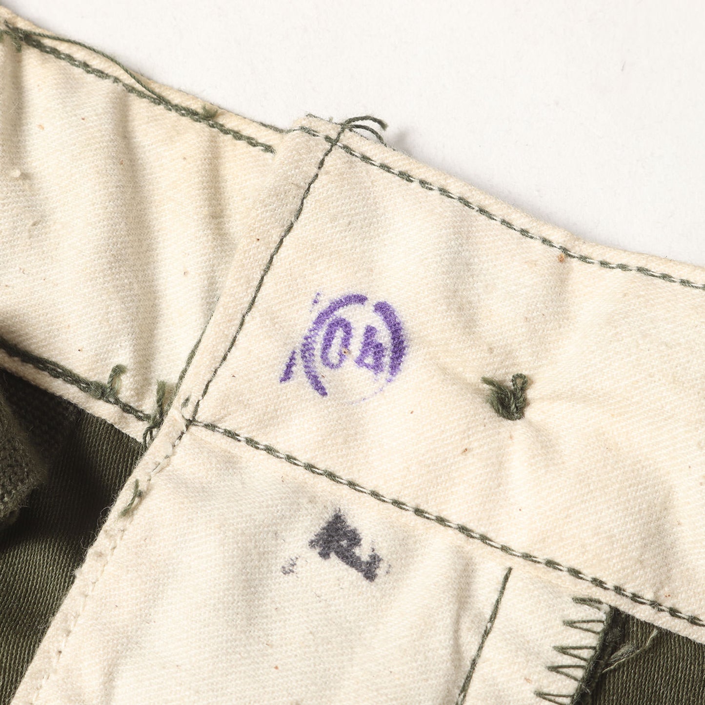 [希少 極美品] 60s 米軍実物 アルミジップ M-65 フィールド カーゴパンツ