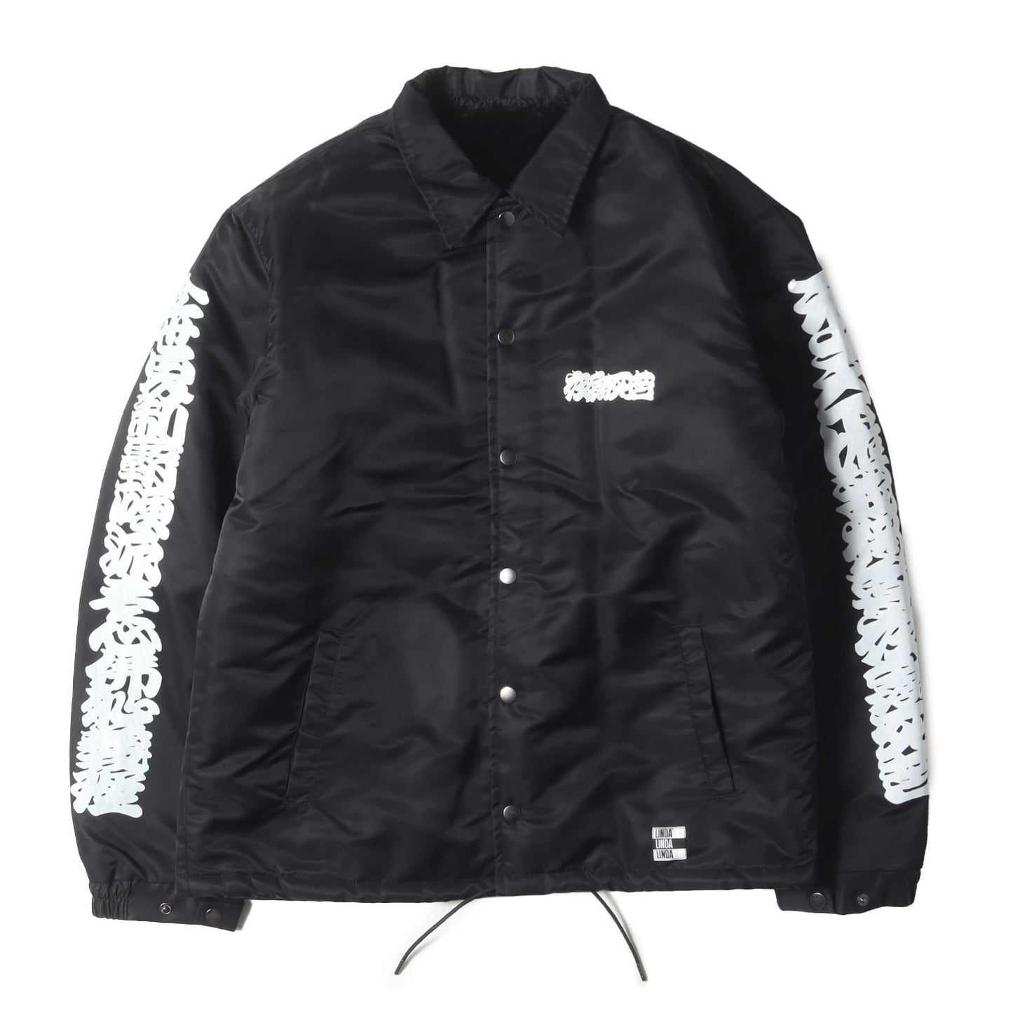 夜露死苦 江戸文字ロゴ 裏ボア コーチジャケット(BOA COACH JACKET YOROSHIKU)