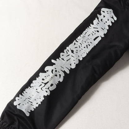 夜露死苦 江戸文字ロゴ 裏ボア コーチジャケット(BOA COACH JACKET YOROSHIKU)