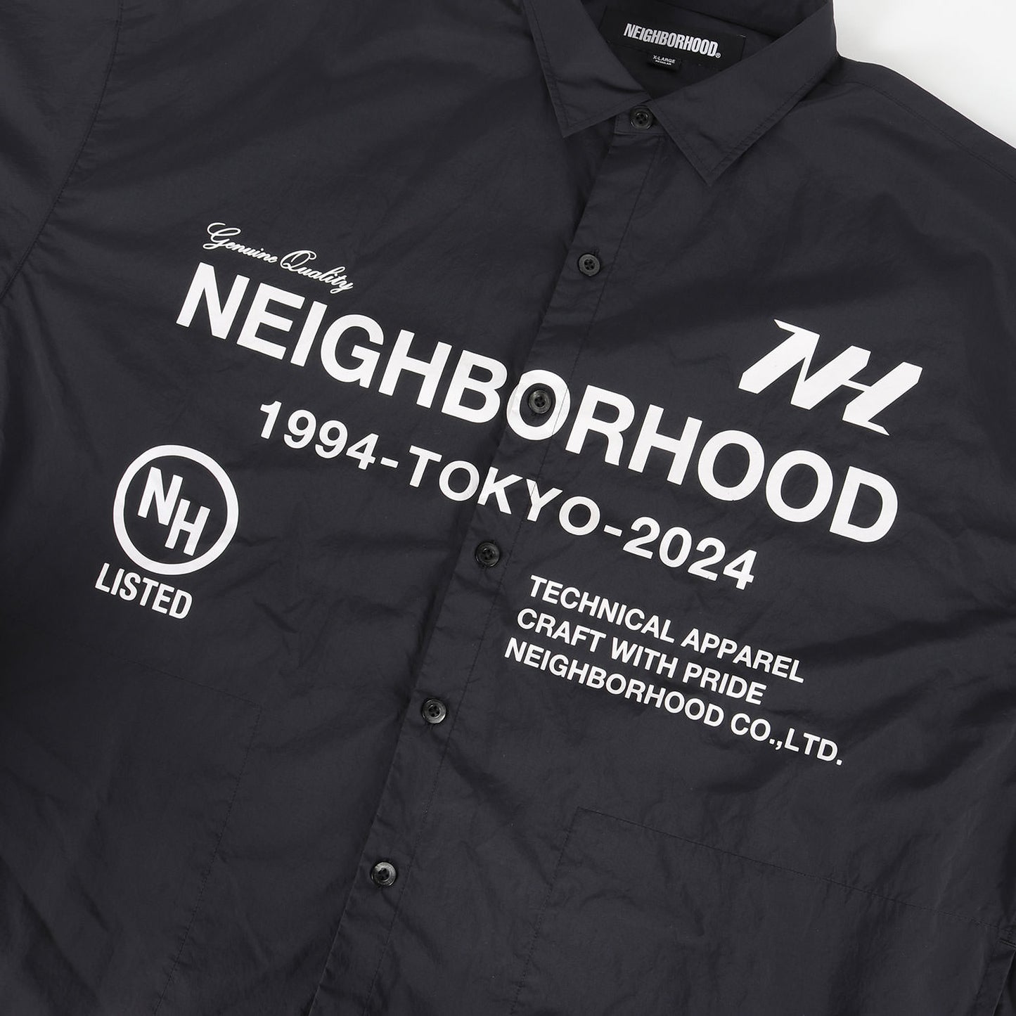 24SS グラフィックプリント オーバーサイズ シャツ(OVERSHIRT LS)