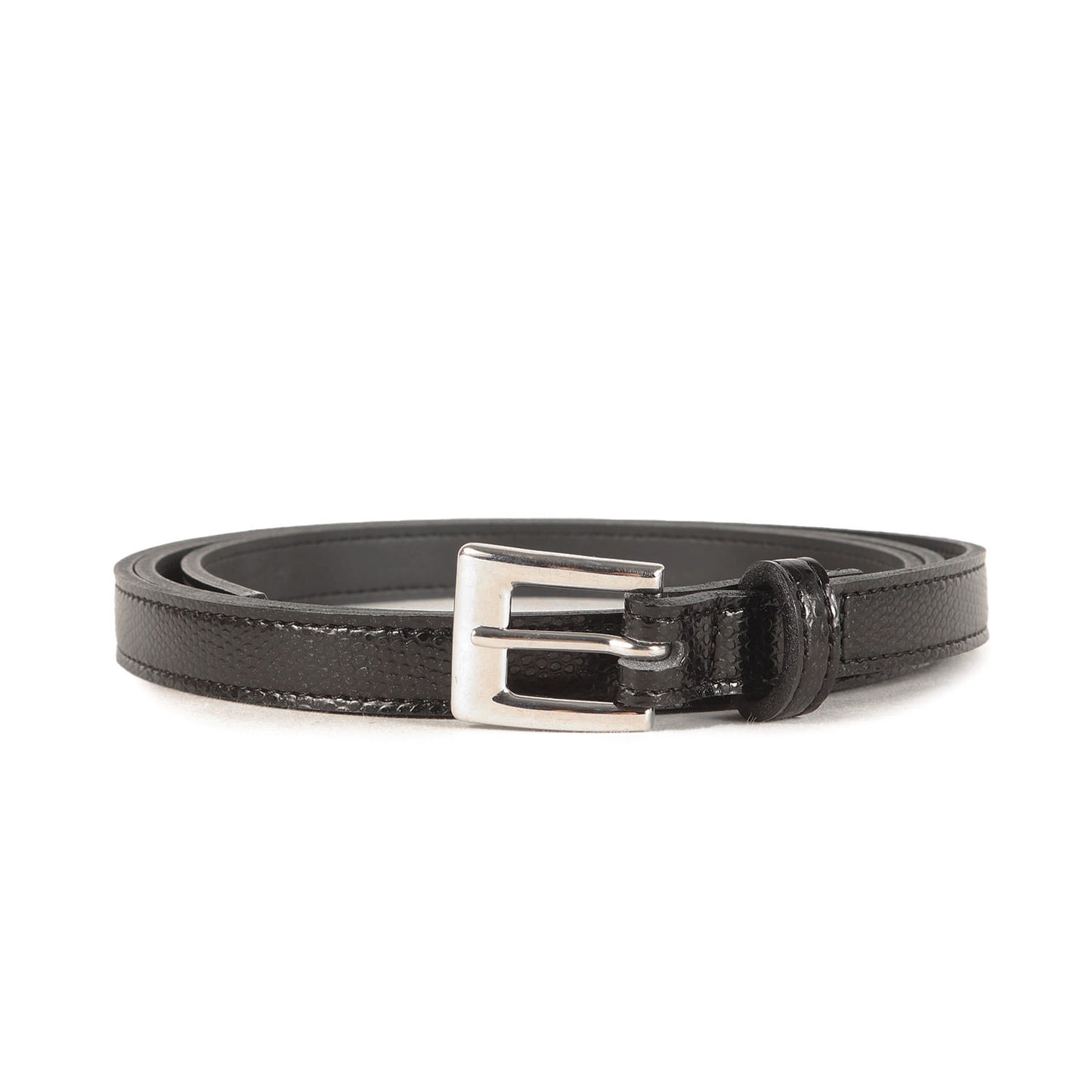 21SS リザード型押し PVCレザー ナローベルト(T15 / BELT)