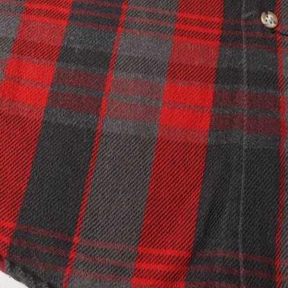 [雰囲気抜群] 90s チェック ヘビー フランネルシャツ / USA製 St. John's Bay セントジョンズベイ