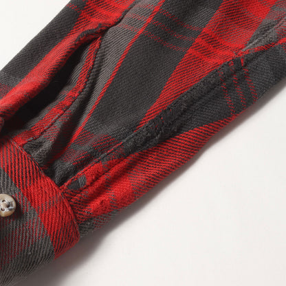 [雰囲気抜群] 90s チェック ヘビー フランネルシャツ / USA製 St. John's Bay セントジョンズベイ