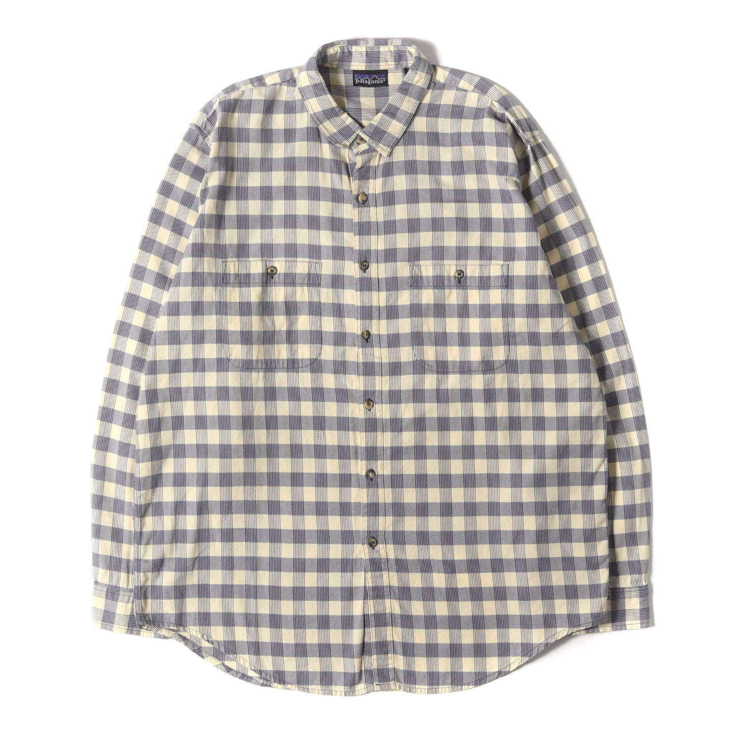 [人気モデル Rタグ] 90s チェック ライトオンス ネルシャツ ポルトガル製