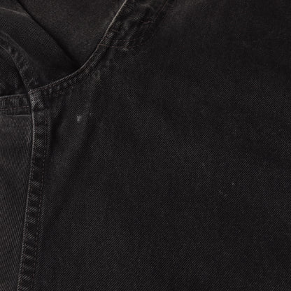 90s 550 リラックス テーパード 後染め ブラック デニムパンツ / メキシコ製 550-0260