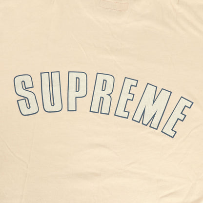 24SS オーバーダイ加工 クラック アーチロゴ Tシャツ(Cracked Arc S/S Top)