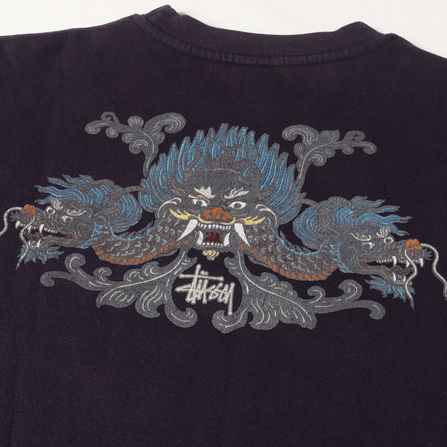 90s OLD STUSSY ドラゴングラフィック スウェット