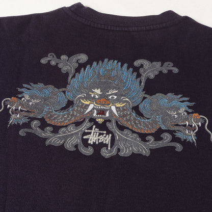 90s OLD STUSSY ドラゴングラフィック スウェット