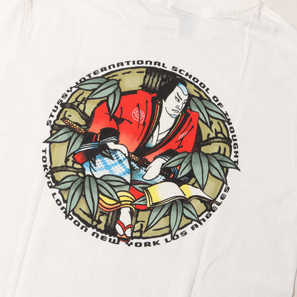 90s 紺タグ 歌舞伎 和柄 プリント Tシャツ(USA製 / デッドストック)