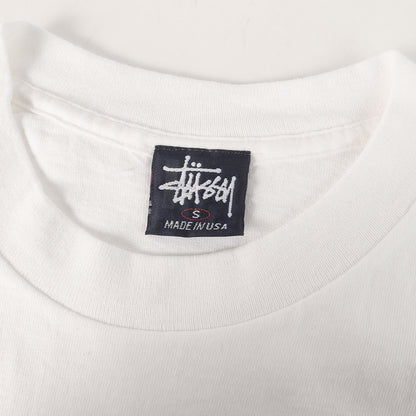 90s OLD STUSSY 紺タグ グラフィックプリント Tシャツ(USA製)