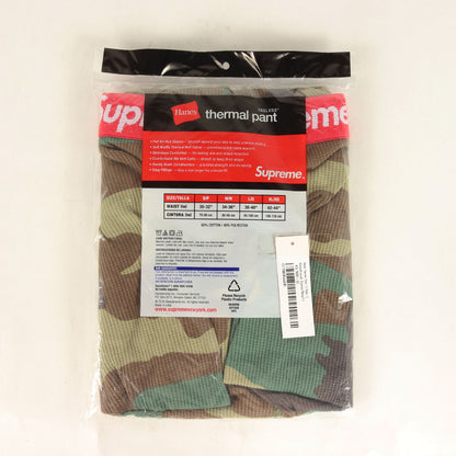 ×Hanes ウッドランドカモ サーマルパンツ / タイツ(Thermal Pant)