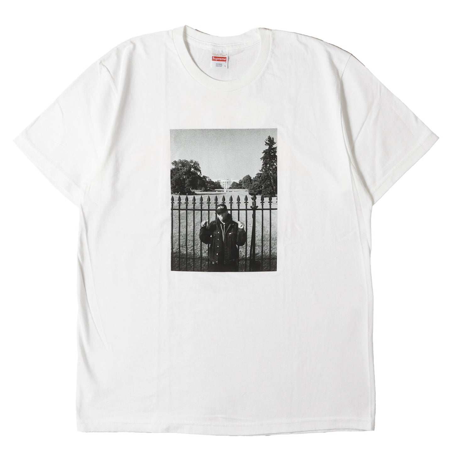 ×UNDERCOVER ×PUBLIC ENEMY フォトプリント Tシャツ(White House Tee)