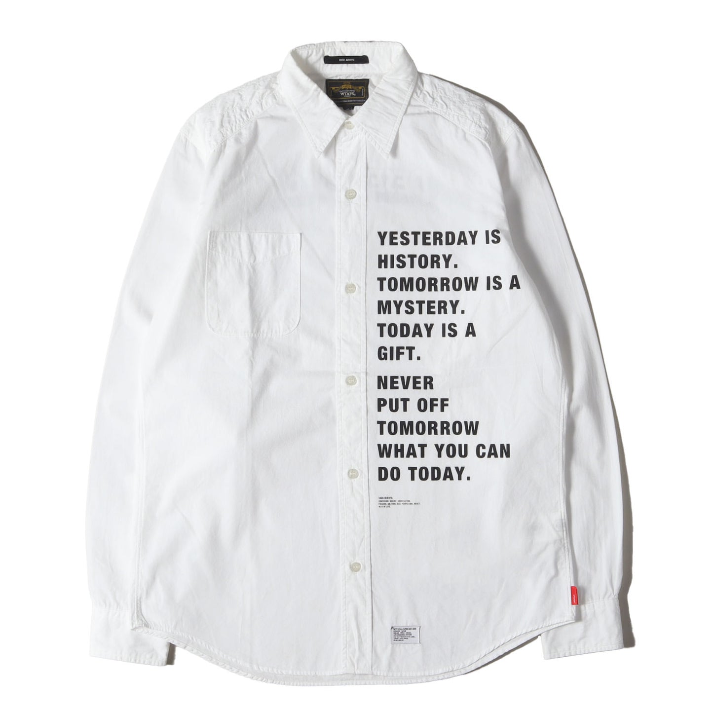 00s DESERT STORMロゴ コットン シャツ(FURRIES L/S)