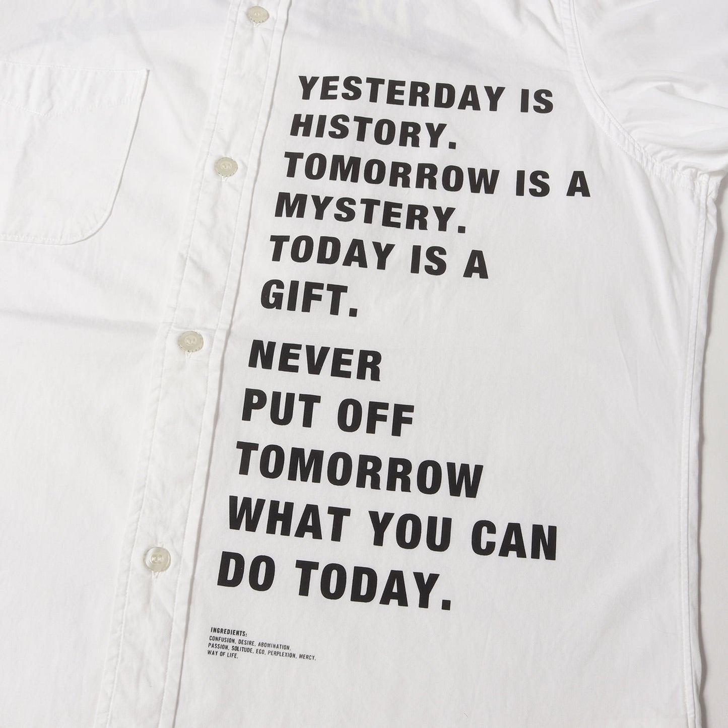 00s DESERT STORMロゴ コットン シャツ(FURRIES L/S)